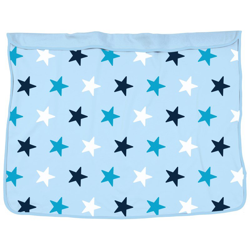 Produkt - Deka Blanket Baby Blue / Blue Stars