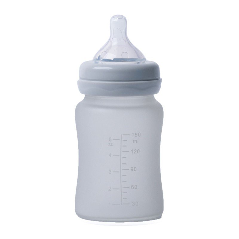 Produkt - Sklenená fľaša s úchytmi B-Thermo 150ml Grey