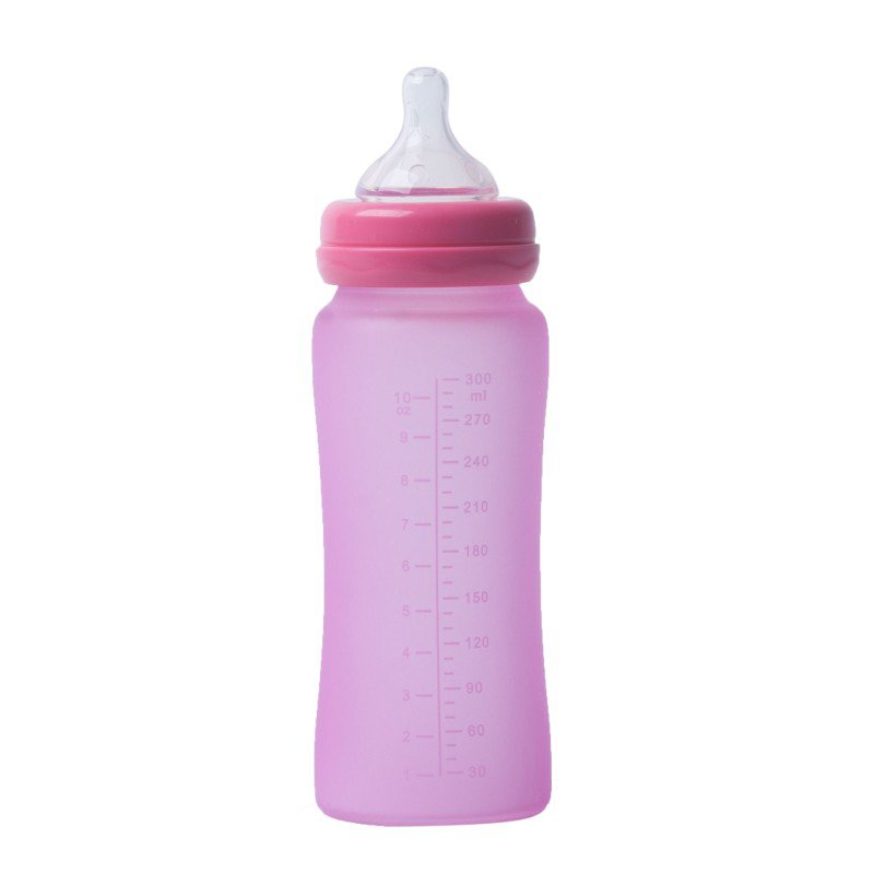 Produkt - Sklenená fľaša s úchytmi B-Thermo 300ml Pink