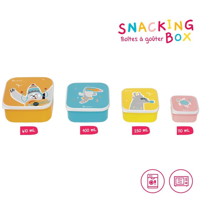 Produkt - Desiatové misky Snacking box 4ks