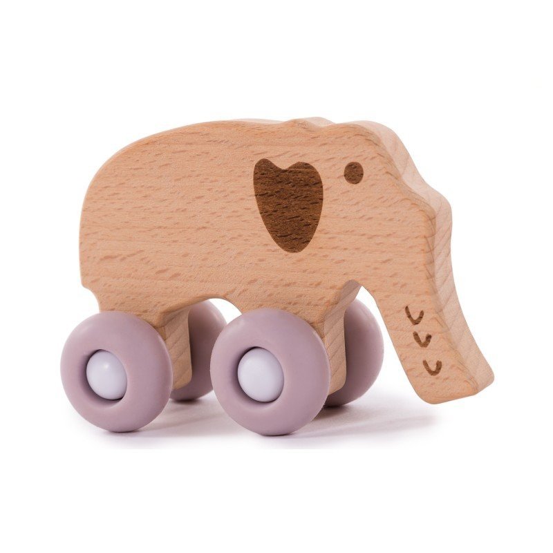 Produkt - Drevená hračka B-WOODY Elephant Pastel Pink