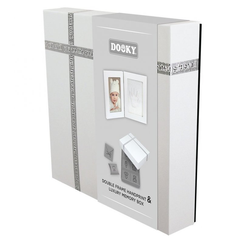 Produkt - Double Frame Handprint & Luxury Memory Box