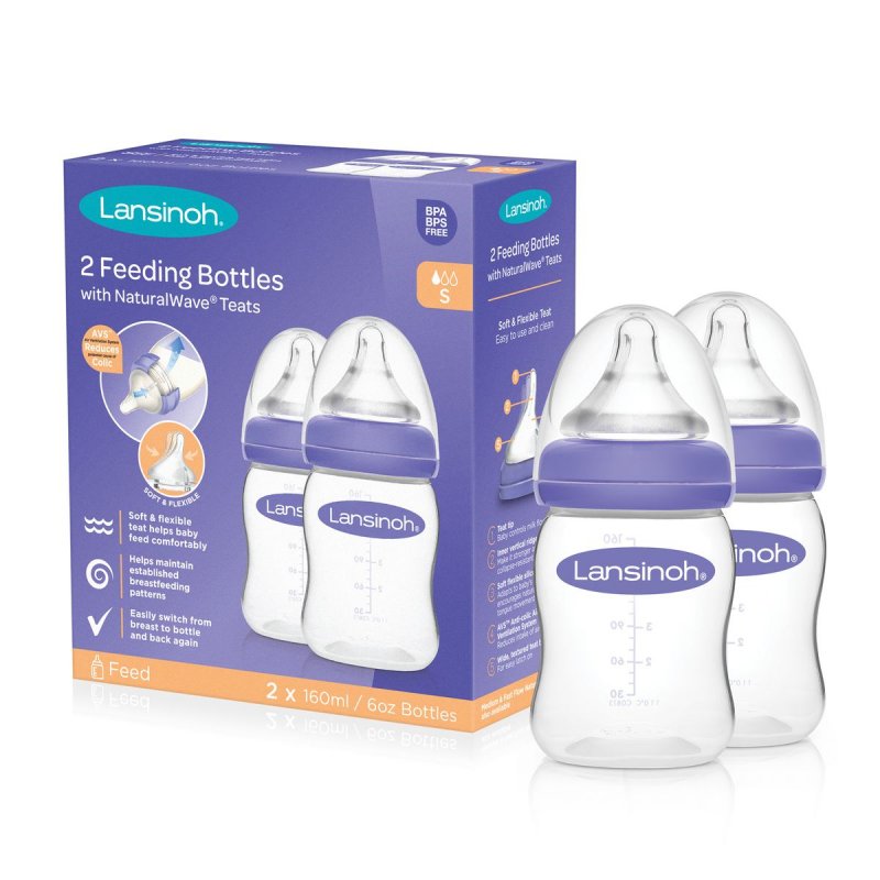 Produkt - Dojčenská fľaša 160ml DUOPACK s NaturalWave TM cumlíkom (S)