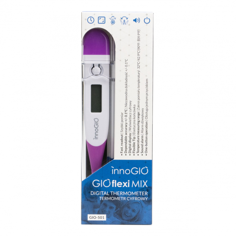 Produkt - Digitálny teplomer GIOflexi Purple