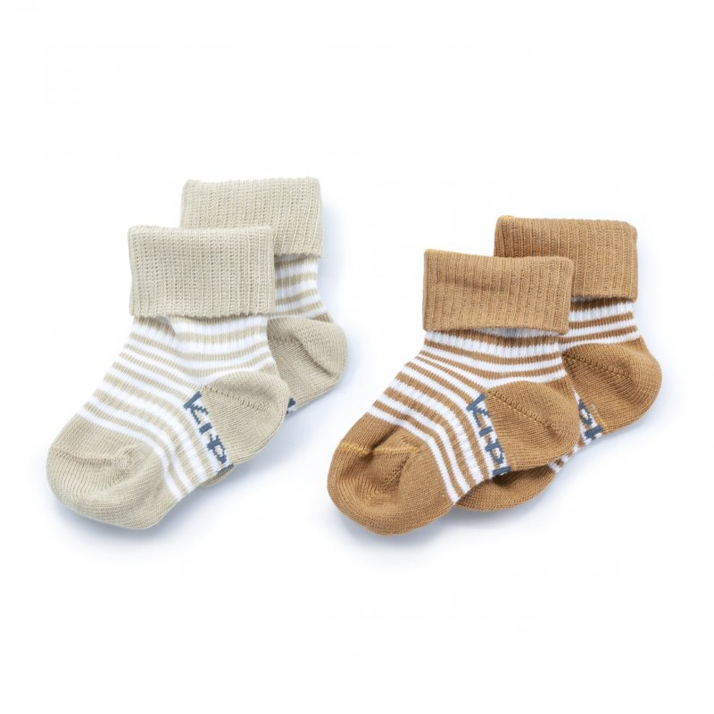 Produkt - Detské ponožky Stay-on-Socks 0-6m 2páry Camel & Sand