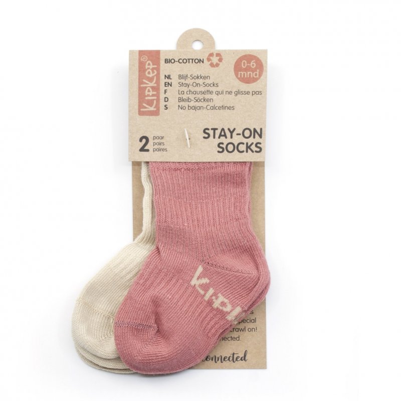 Produkt - Detské ponožky Stay-on-Socks 12-18m 2páry Dusty Clay