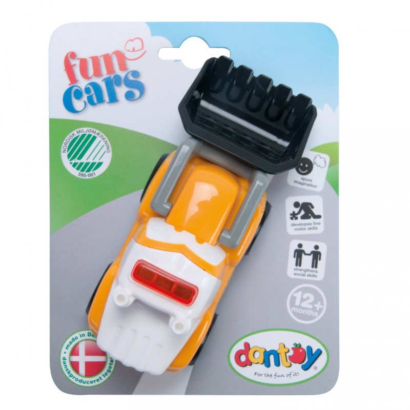 Produkt - Fun Cars bager oranžový 1ks 12m+