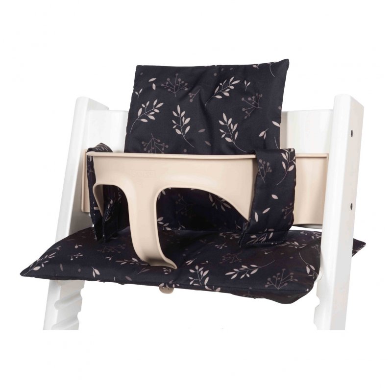 Produkt - Výplň do stoličky Seat Cushion Set Romantic Leaves Black
