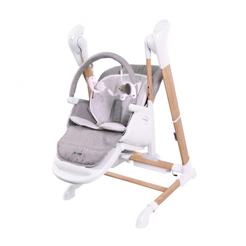 Produkt - Jedálenská stolička B-SWINGING CHAIR Pure White 2v1