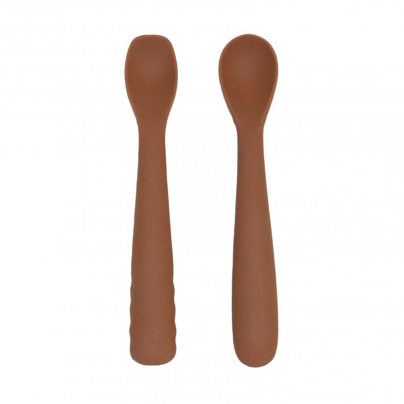 Produkt - Silikónové lyžičky B-Spoon Shape 2ks Terracotta