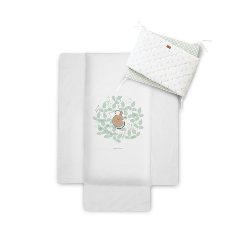 Produkt - 2-dielna bavlnená súprava do postieľky Spring Cottage 0m+