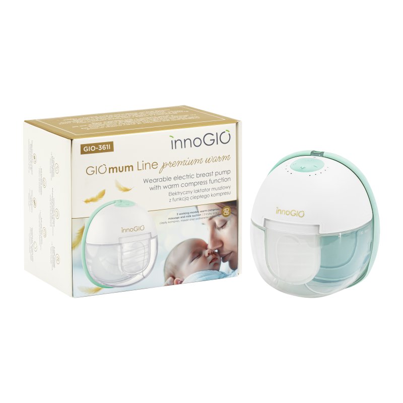 Produkt - Přenosná elektrická odsávačka mateřského mléka GIOmum Line Premium Warm Single