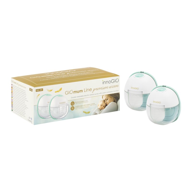 Produkt - Přenosná elektrická odsávačka mateřského mléka GIOmum Line Premium Warm Double