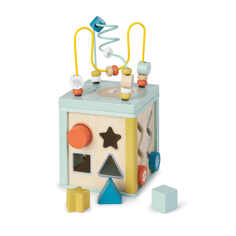 Produkt - Drevená kocka Activity 12m+