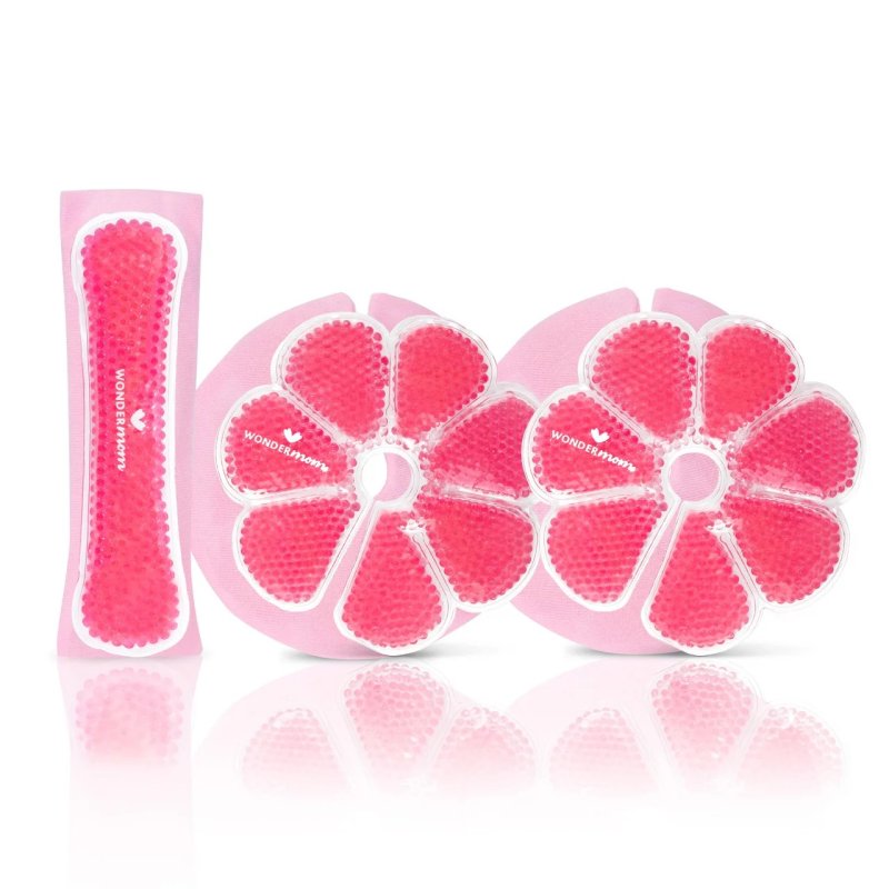 Produkt - Sada perličkových obkladov na prsia 2ks a popôrodné vložky 1ks