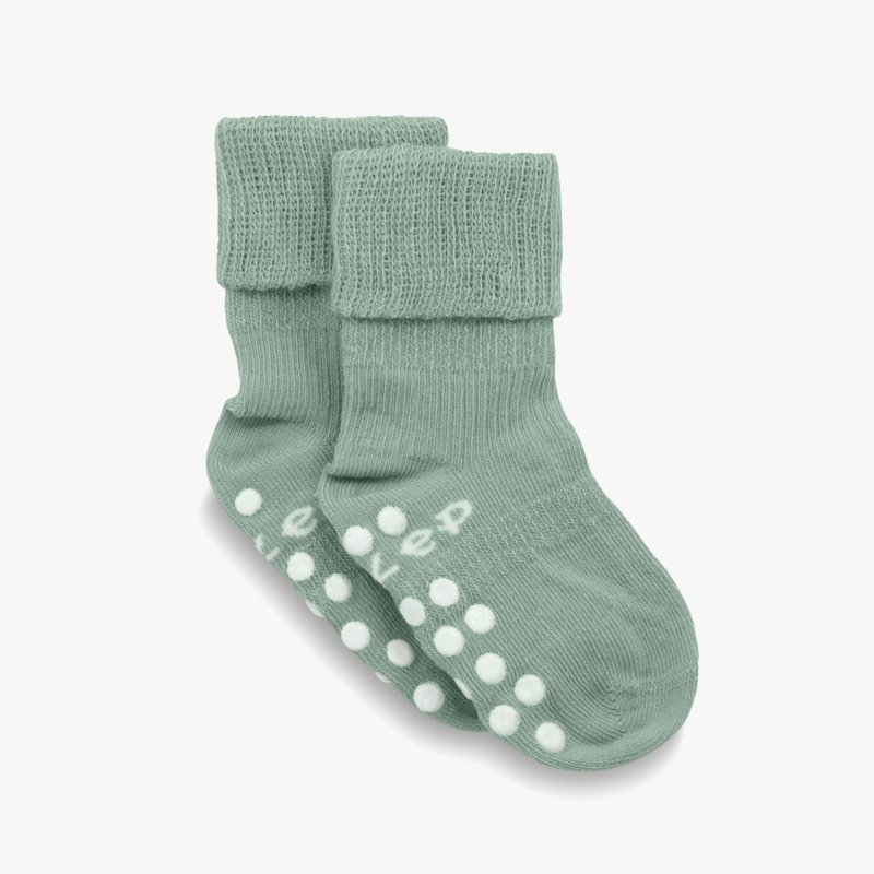Produkt - Detské ponožky Stay-on-Socks ANTISLIP 12-18m 1pár Pale Green