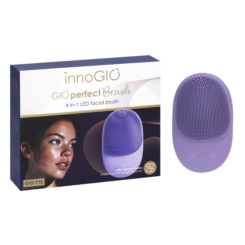 Produkt - GIOperfect LED silikónová čistiaca kefka Brush 4v1 GIO-715