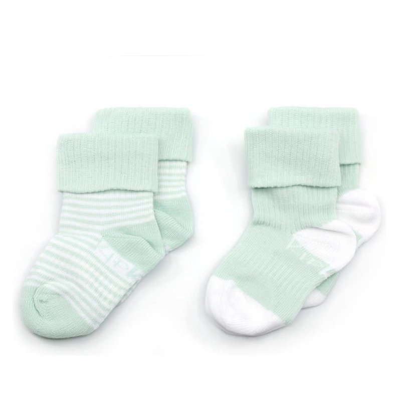 Produkt - Detské ponožky Stay-on-Socks 6-12m 2páry Mint Stripes