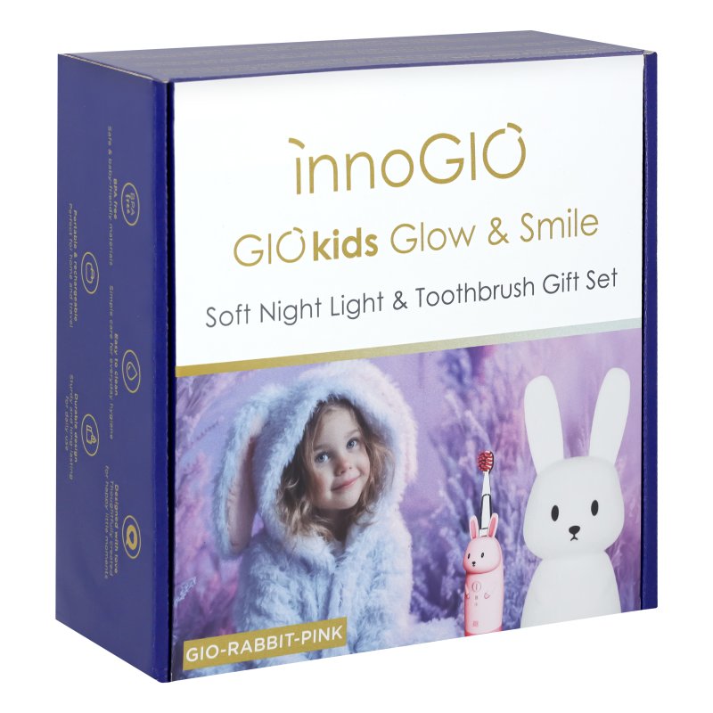 Produkt - RABBIT set Pink (lampička + sonická zubná kefka)