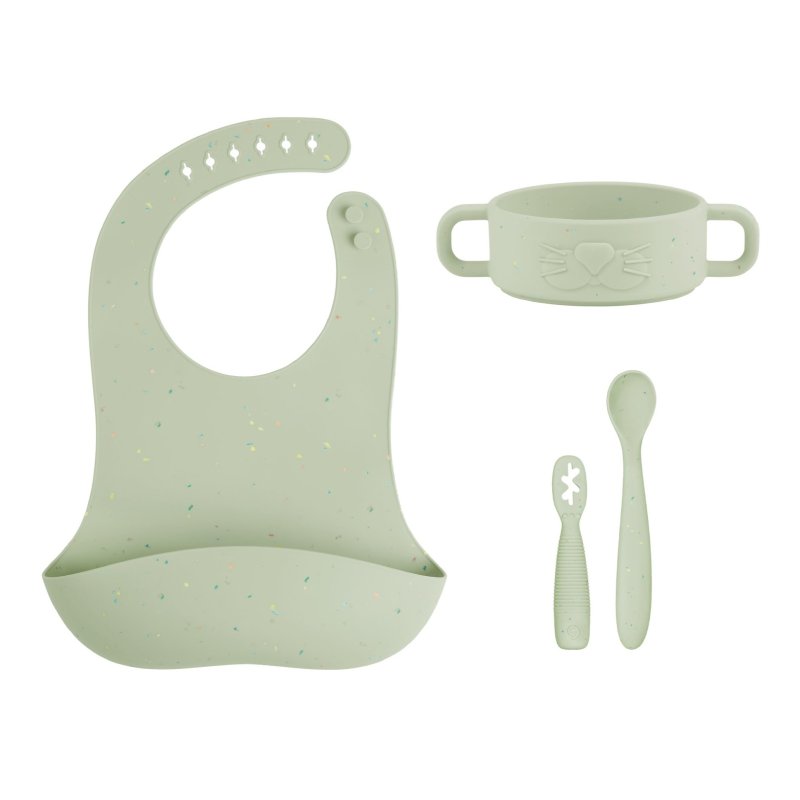 Produkt - Silikónová jedálenská súprava Baby First MEAL SET Mini Arty