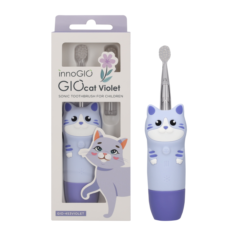 Produkt - Elektronická sonická zubná kefka GIOcat Violet