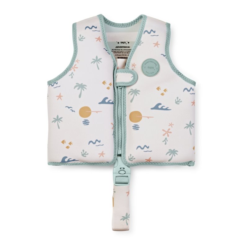 Produkt - Plavecká neoprénová vesta s UV ochranou (1-3r) Good Vibes