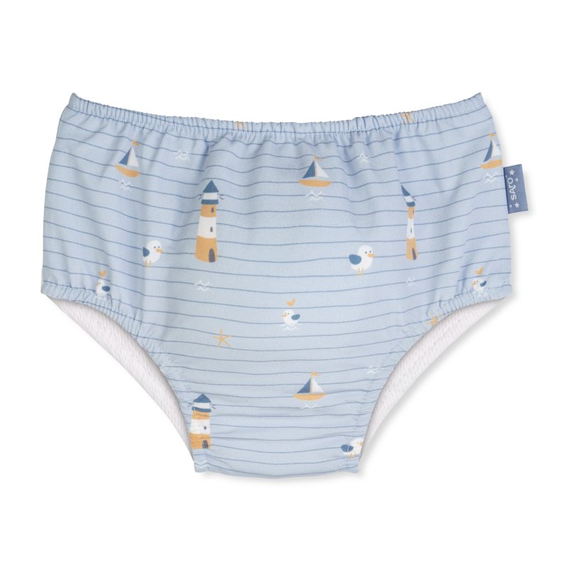 Produkt - Plienkové plavky s UV ochranou (3-6m) Navy Hugs