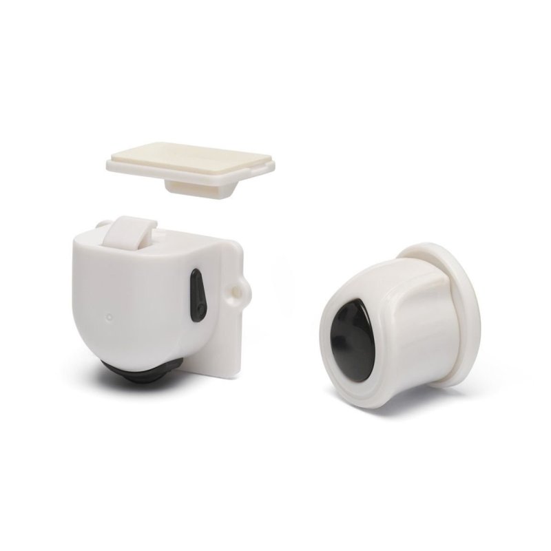 Produkt - Magnetické uzávery skriniek 8ks + 2 kľúče White