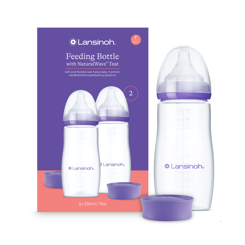 Produkt - Dojčenská fľaša 330ml DUOPACK s NaturalWave TM cumlíkom (L)